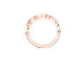 Rose Gold Ring With Different Diamond Shapes