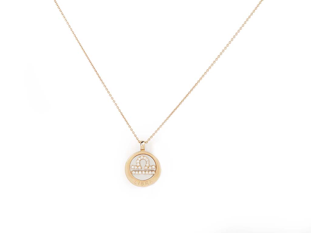 Necklace P/g, Libra Sign M.O.P M.0.54
