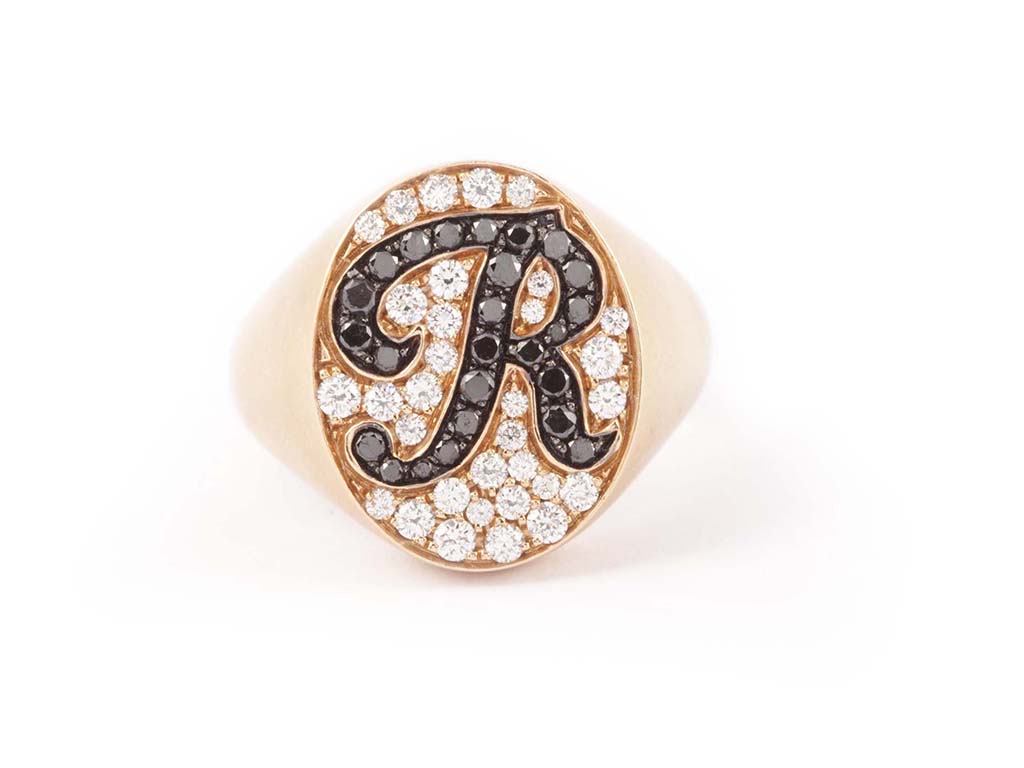 Ring letter R