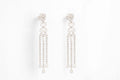 White Gold Diamond Chandelier Earrings