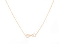 Rose Gold Amore Infinite Necklace with Diamonds