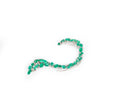 White Gold Solo Emerald Earring Cuff
