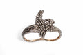 Feather Ring with Diamonds