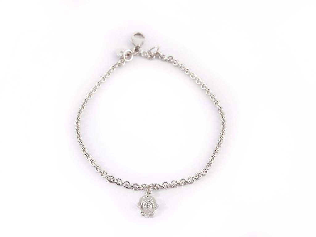 Bracelet Kalahari White Gold With Hand Of Fatma