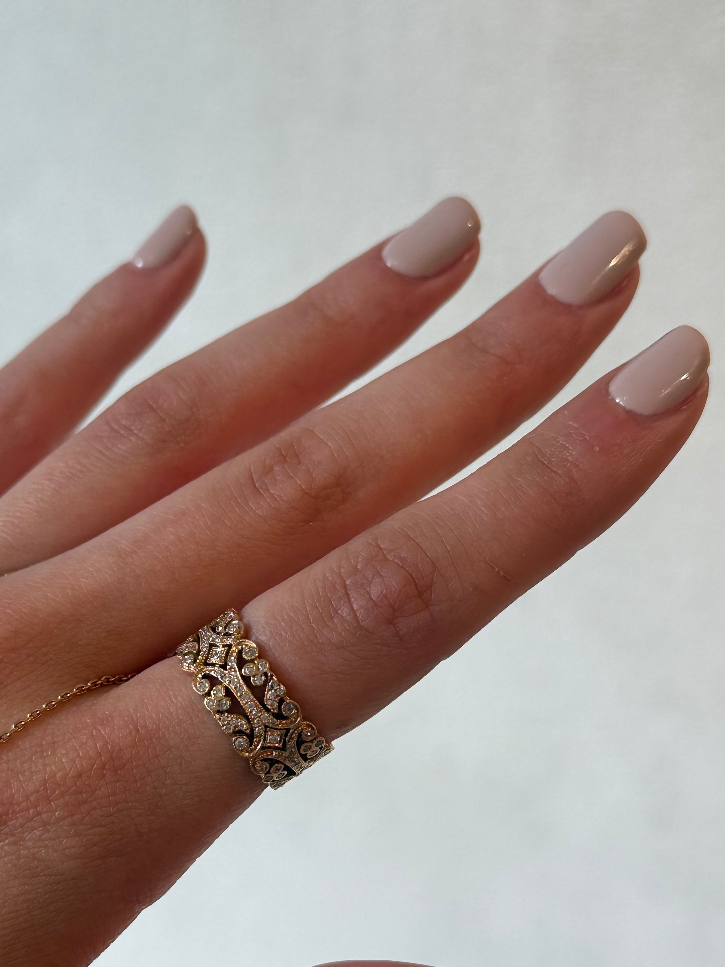 Rose Gold Antique Design Ring