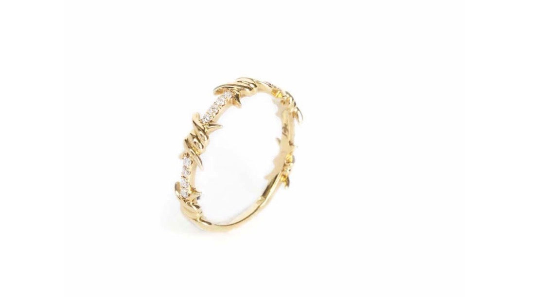 Yellow Gold Barbed Alliance