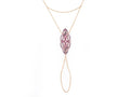 Rose Gold Ring & Bracelet Piece with Rubbies