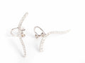 White Gold Earrings with Diamonds