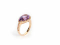 Citrine & Diamonds Ring