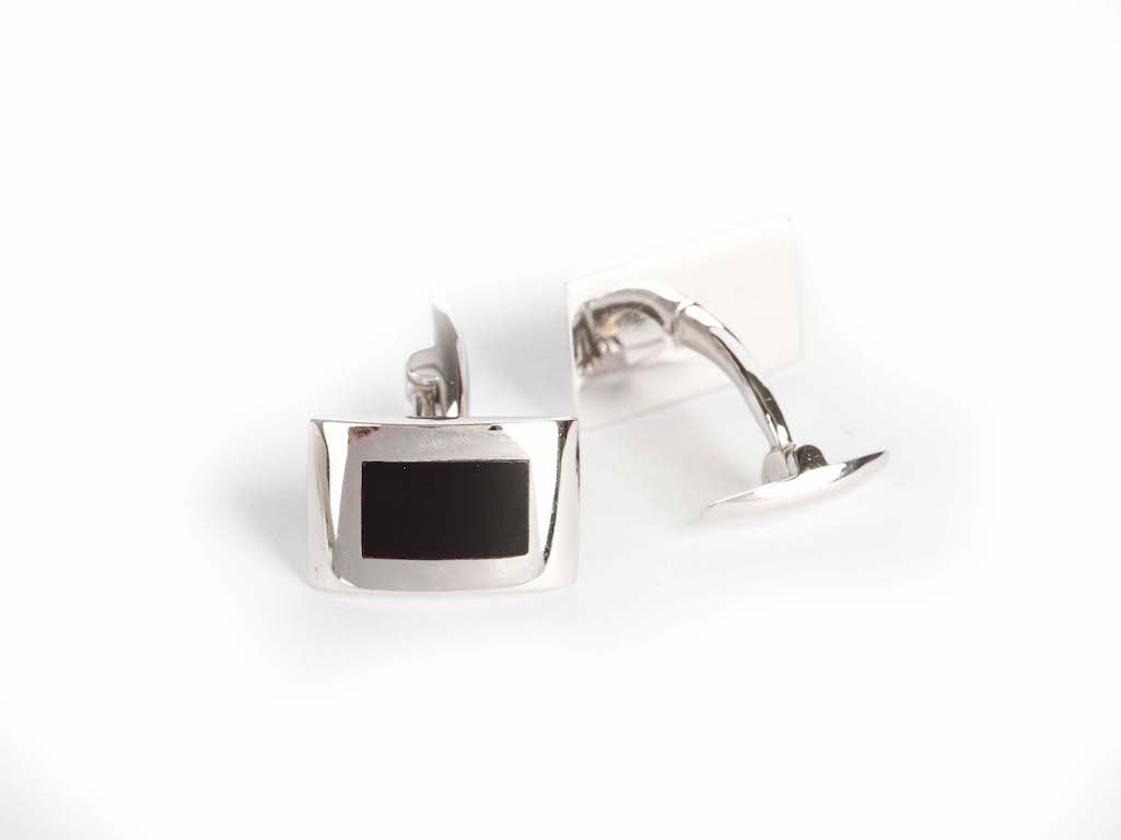 Cufflinks White Gold Classic Shape