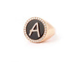 Ring / G Round Shape Onyx Base Surroun