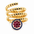 RING RUBIES, BLUE SAPPHIRES