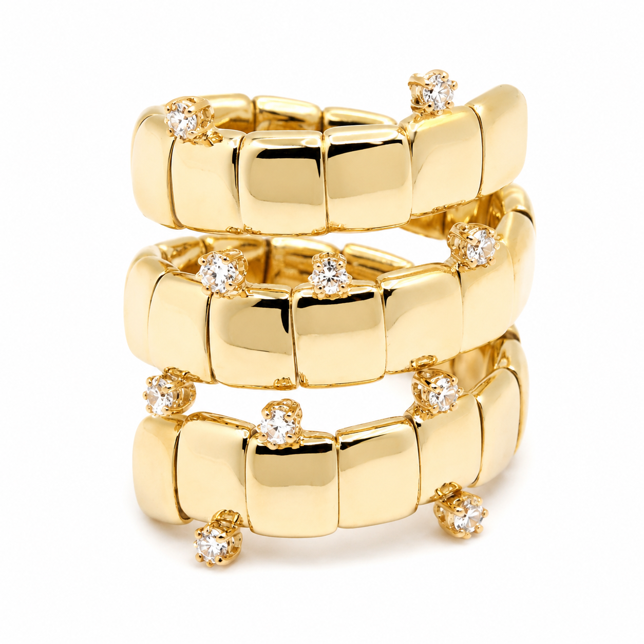 RING DIAMONDS (CARRE' CUT)