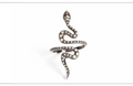 Ring b/g Snake Design in Diamond