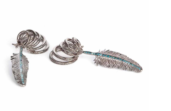 Dangling Feather Earrings Sold Separately