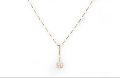 Rose Gold Necklace with PAC Symbol