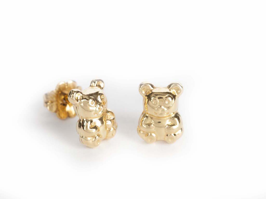 Earring Yellow Gold Small Bear