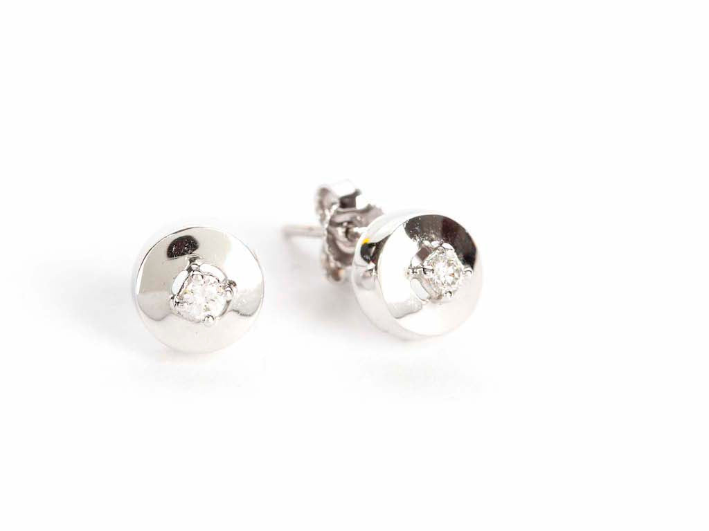 Round Diamond Earrings